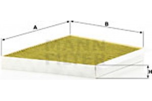 MANN-FILTER Φίλτρο, Αέρας Εσωτερικού Χώρου - Fp 3172