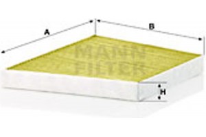 MANN-FILTER Φίλτρο, Αέρας Εσωτερικού Χώρου - Fp 3172/1