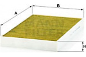 MANN-FILTER Φίλτρο, Αέρας Εσωτερικού Χώρου - Fp 3540