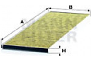 MANN-FILTER Φίλτρο, Αέρας Εσωτερικού Χώρου - Fp 4627