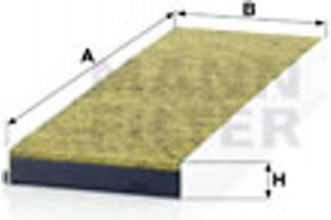 MANN-FILTER Φίλτρο, Αέρας Εσωτερικού Χώρου - Fp 4662