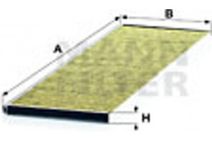 MANN-FILTER Φίλτρο, Αέρας Εσωτερικού Χώρου - Fp 4926