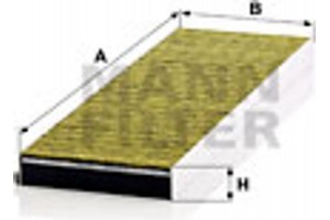 MANN-FILTER Φίλτρο, Αέρας Εσωτερικού Χώρου - Fp 5067