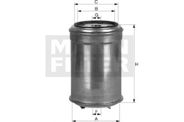 MANN-FILTER Φίλτρο Καυσίμου - Wk 842/1