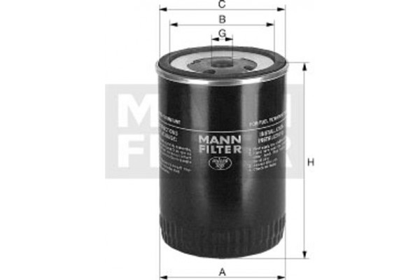 MANN-FILTER Φίλτρο Καυσίμου - Wk 950/3