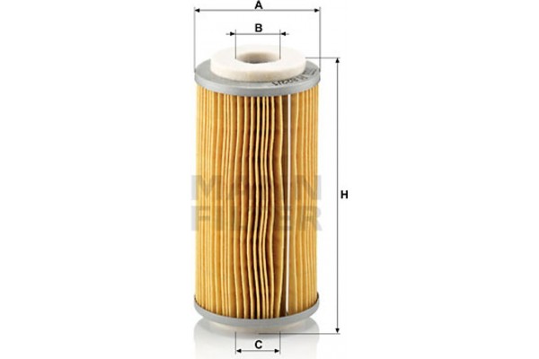MANN-FILTER Φίλτρο Καυσίμου - H 822/1 X