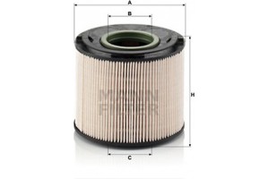 MANN-FILTER Φίλτρο Καυσίμου - Pu 1033 X