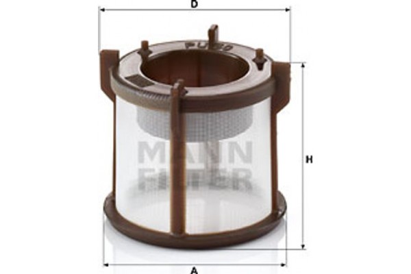 MANN-FILTER Φίλτρο Καυσίμου - Pu 50 Z