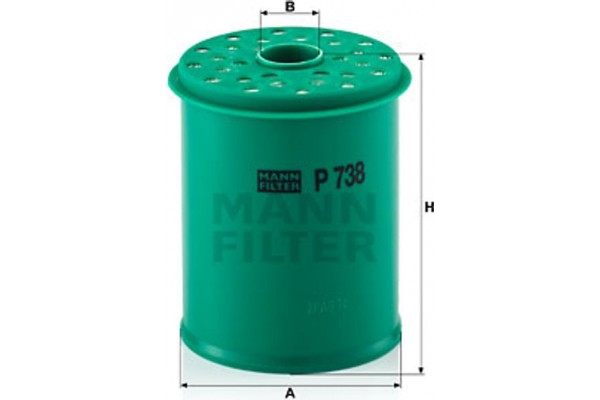 MANN-FILTER Φίλτρο Καυσίμου - P 738 X