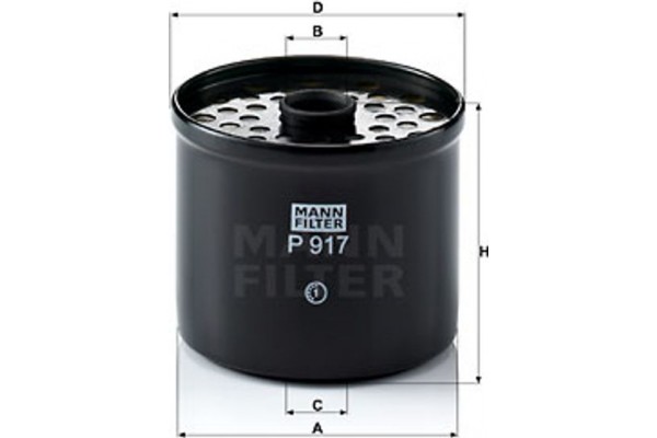 MANN-FILTER Φίλτρο Καυσίμου - P 917 X