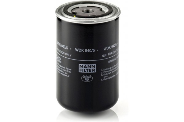 MANN-FILTER Φίλτρο Καυσίμου - Wdk 940/5 MANN-FILTER Φίλτρο Καυσίμου - Wdk 940/5