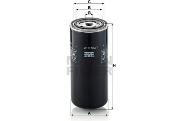 MANN-FILTER Φίλτρο Καυσίμου - Wdk 962/1
