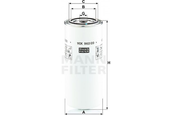 MANN-FILTER Φίλτρο Καυσίμου - Wdk 962/20