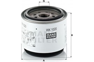 MANN-FILTER Φίλτρο Καυσίμου - Wk 1020 X