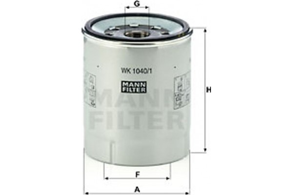 MANN-FILTER Φίλτρο Καυσίμου - Wk 1040/1 X
