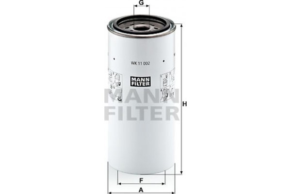 MANN-FILTER Φίλτρο Καυσίμου - Wk 11 002 X