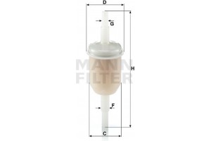 MANN-FILTER Φίλτρο Καυσίμου - Wk 31/2