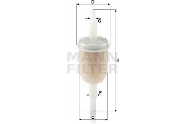 MANN-FILTER Φίλτρο Καυσίμου - Wk 31/2