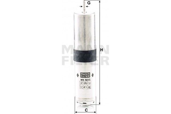 MANN-FILTER Φίλτρο Καυσίμου - Wk 5015 Z
