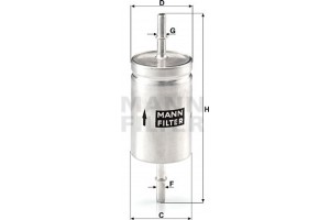 MANN-FILTER Φίλτρο Καυσίμου - Wk 512