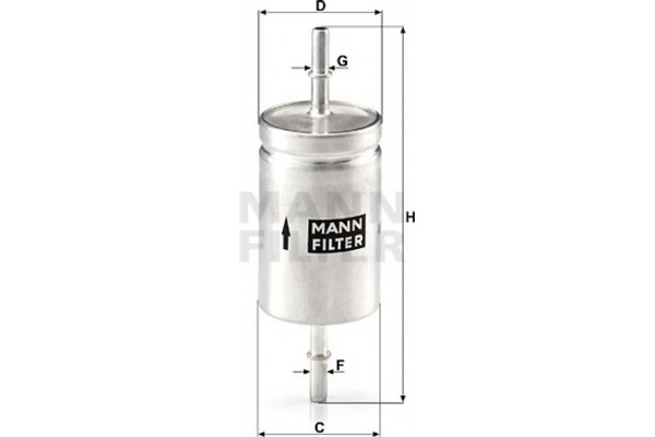 MANN-FILTER Φίλτρο Καυσίμου - Wk 512