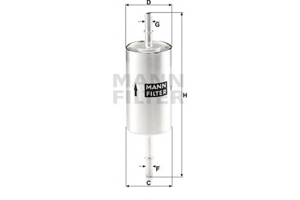 MANN-FILTER Φίλτρο Καυσίμου - Wk 512/1