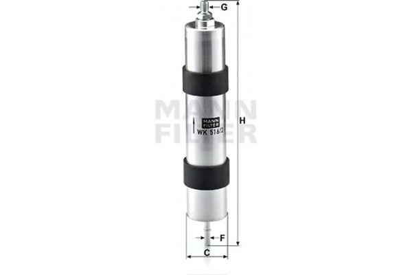 MANN-FILTER Φίλτρο Καυσίμου - Wk 516/2