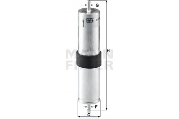 MANN-FILTER Φίλτρο Καυσίμου - Wk 521/4