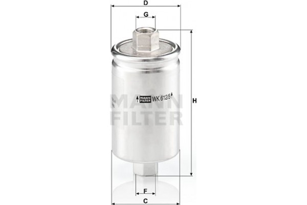 MANN-FILTER Φίλτρο Καυσίμου - Wk 612/5