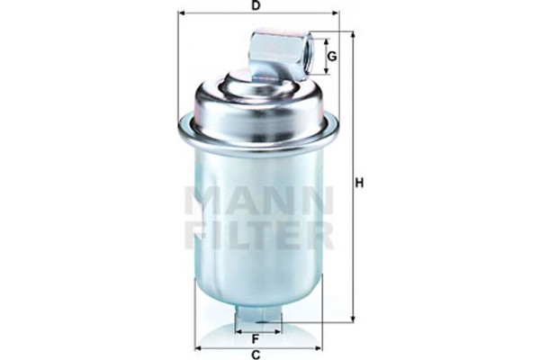 MANN-FILTER Φίλτρο Καυσίμου - Wk 614/44