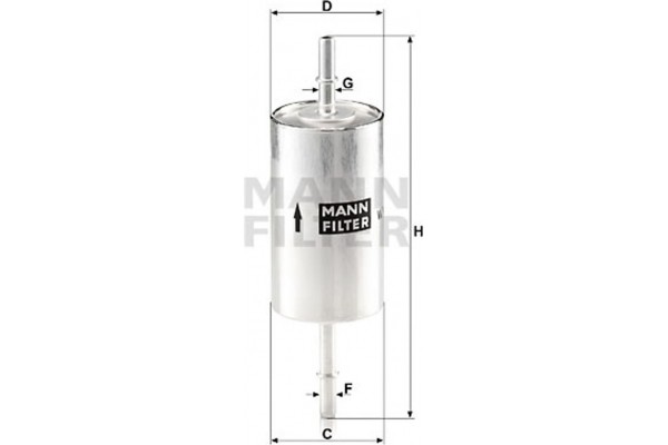 MANN-FILTER Φίλτρο Καυσίμου - Wk 614/46