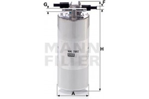 MANN-FILTER Φίλτρο Καυσίμου - Wk 7002
