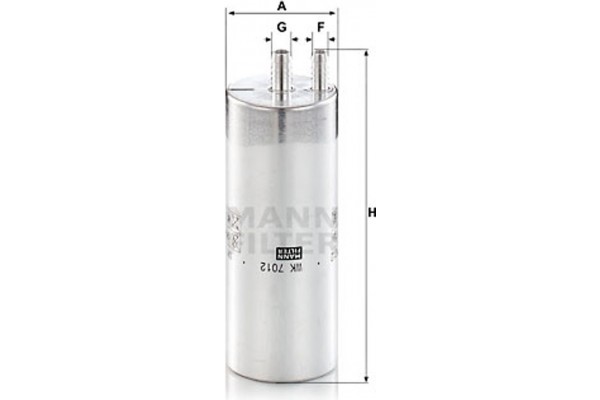 MANN-FILTER Φίλτρο Καυσίμου - Wk 7012