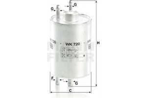 MANN-FILTER Φίλτρο Καυσίμου - Wk 720