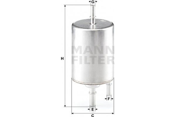 MANN-FILTER Φίλτρο Καυσίμου - Wk 720/4
