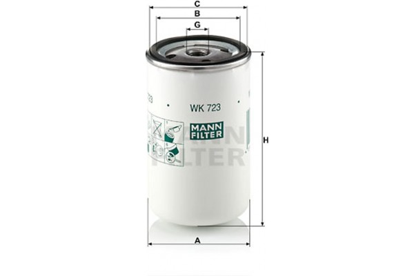MANN-FILTER Φίλτρο Καυσίμου - Wk 723