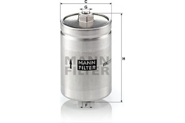 MANN-FILTER Φίλτρο Καυσίμου - Wk 725