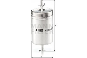 MANN-FILTER Φίλτρο Καυσίμου - Wk 730/3