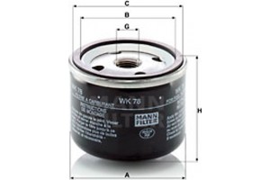 MANN-FILTER Φίλτρο Καυσίμου - Wk 78