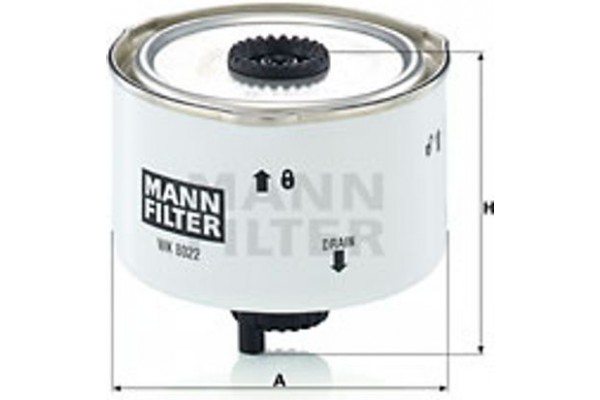 MANN-FILTER Φίλτρο Καυσίμου - Wk 8022 X