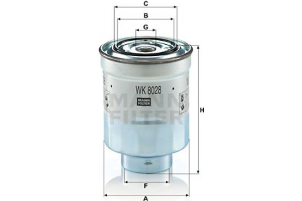 MANN-FILTER Φίλτρο Καυσίμου - Wk 8028 Z