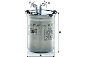 MANN-FILTER Φίλτρο Καυσίμου - Wk 8029/1