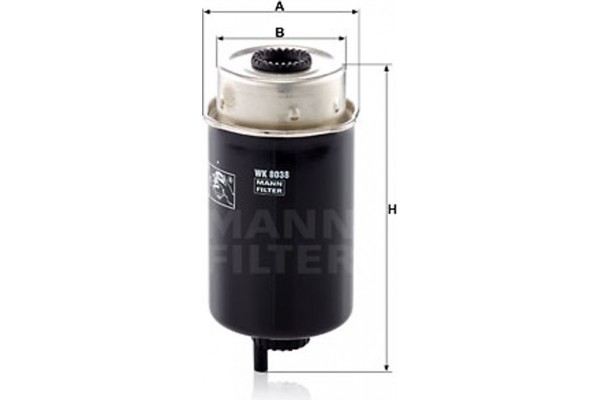 MANN-FILTER Φίλτρο Καυσίμου - Wk 8038