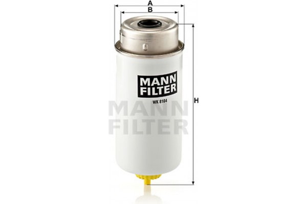 MANN-FILTER Φίλτρο Καυσίμου - Wk 8104