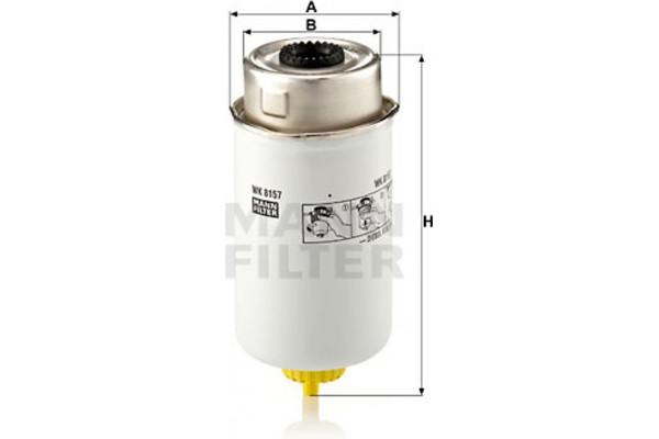 MANN-FILTER Φίλτρο Καυσίμου - Wk 8157