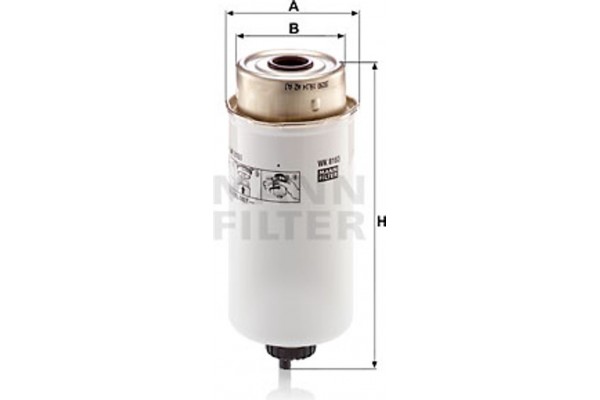 MANN-FILTER Φίλτρο Καυσίμου - Wk 8163