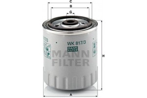 MANN-FILTER Φίλτρο Καυσίμου - Wk 817/3 X
