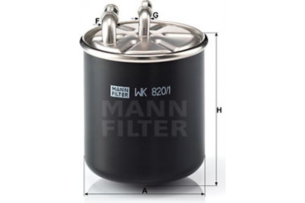 MANN-FILTER Φίλτρο Καυσίμου - Wk 820/1
