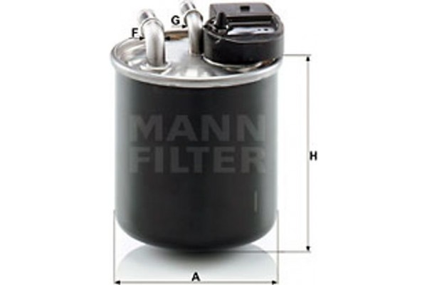 MANN-FILTER Φίλτρο Καυσίμου - Wk 820/20