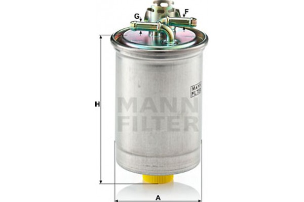 MANN-FILTER Φίλτρο Καυσίμου - Wk 823